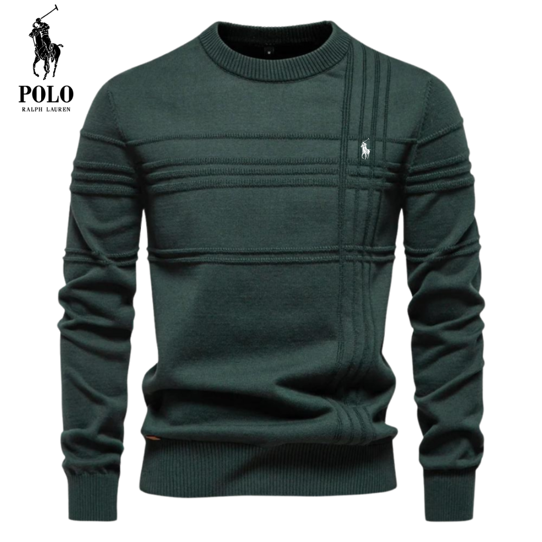 Kursava™ | Men's Sweater With Checkered Design