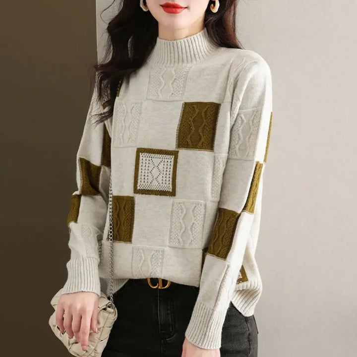 Mélange Knit Sweater