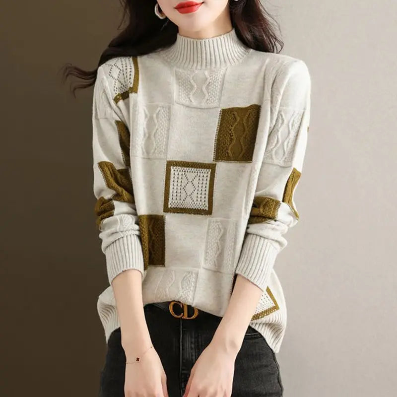 Mélange Knit Sweater