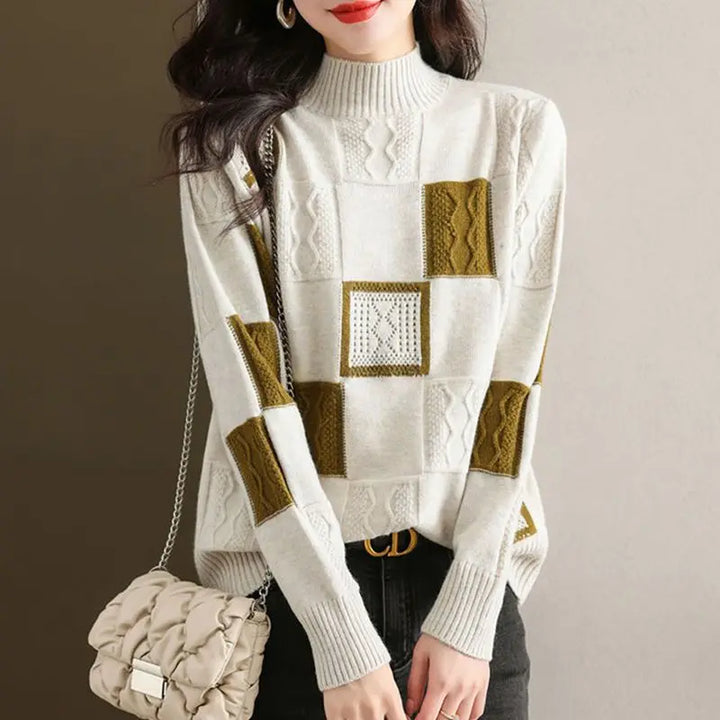Mélange Knit Sweater